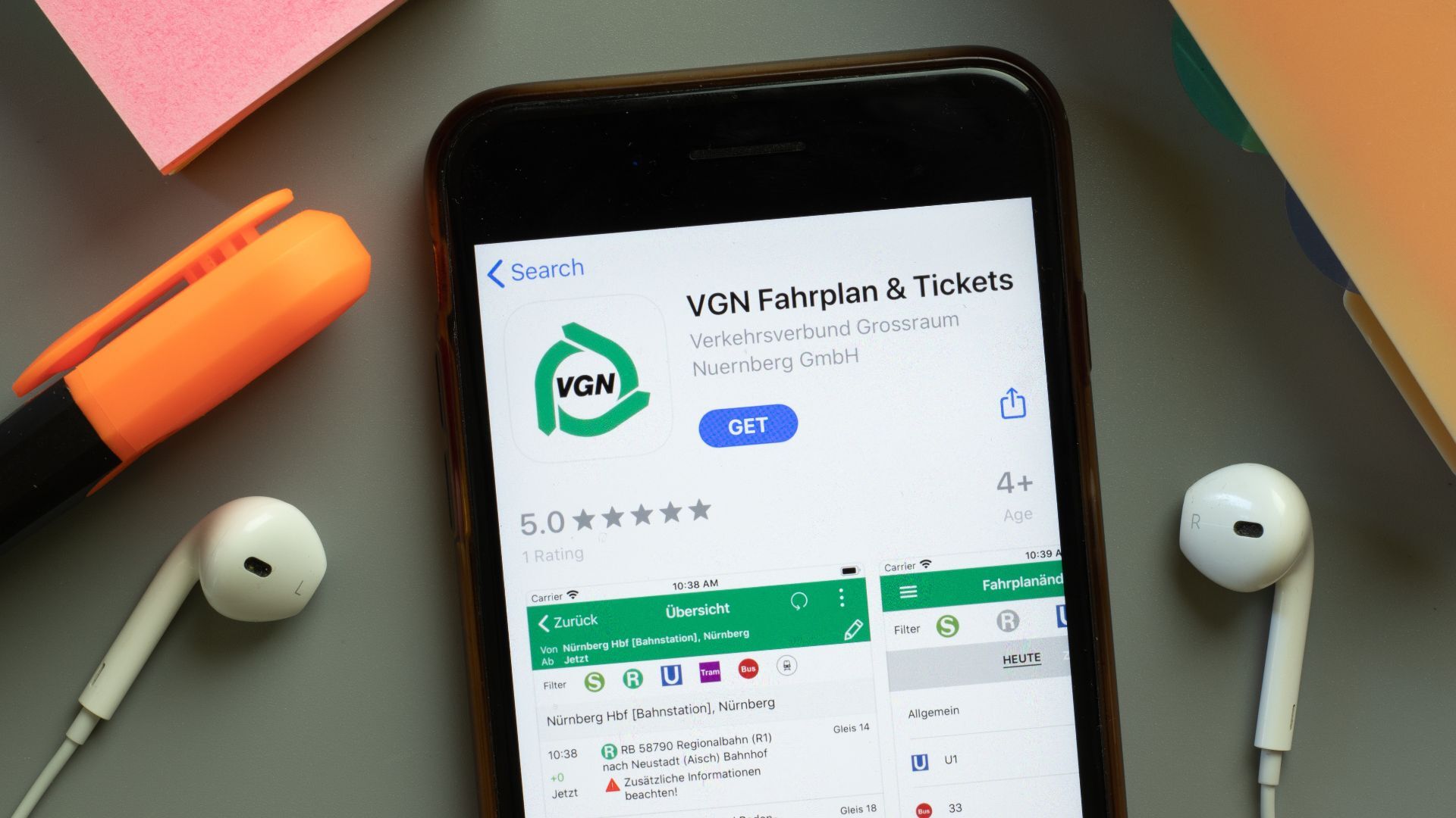 eTarif „egon“ ab 14. Januar in der VGN-App integriert