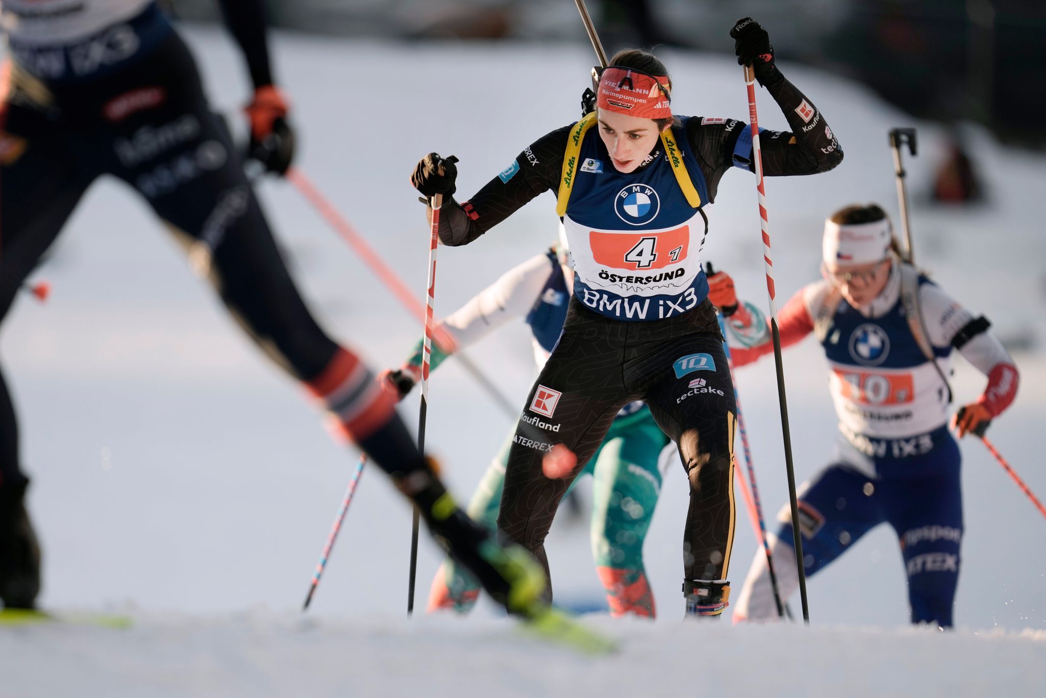 Podest weit weg: Deutsches Biathlon-Team noch nicht in Form
