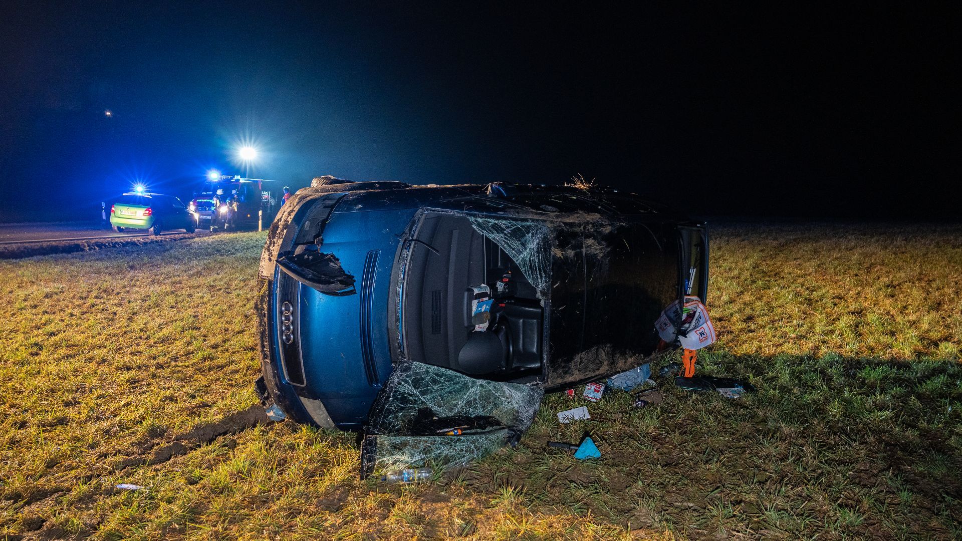 Unfall bei Ebensfeld – Fahrerin leicht verletzt