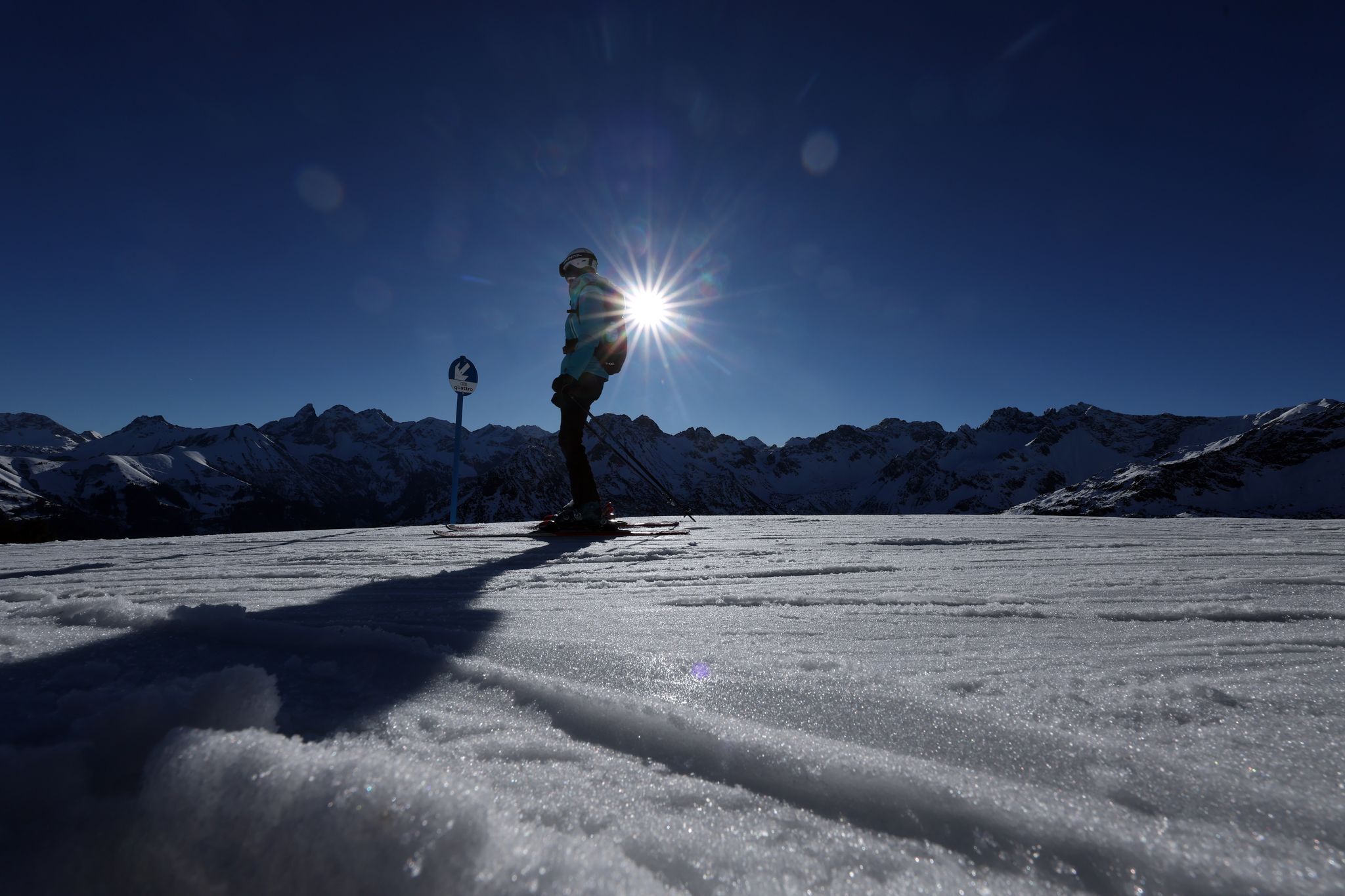 Kalte Nebelsuppe im Tal und Sonne in den Bergen