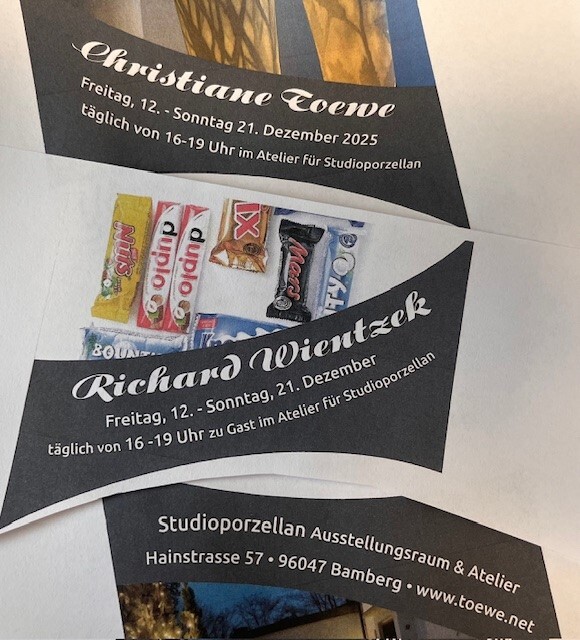 Licht schenken! Vorweihnachtliches Stelldichein mit den Bamberger Künstlern Christiane Toewe und Richard Wientzek