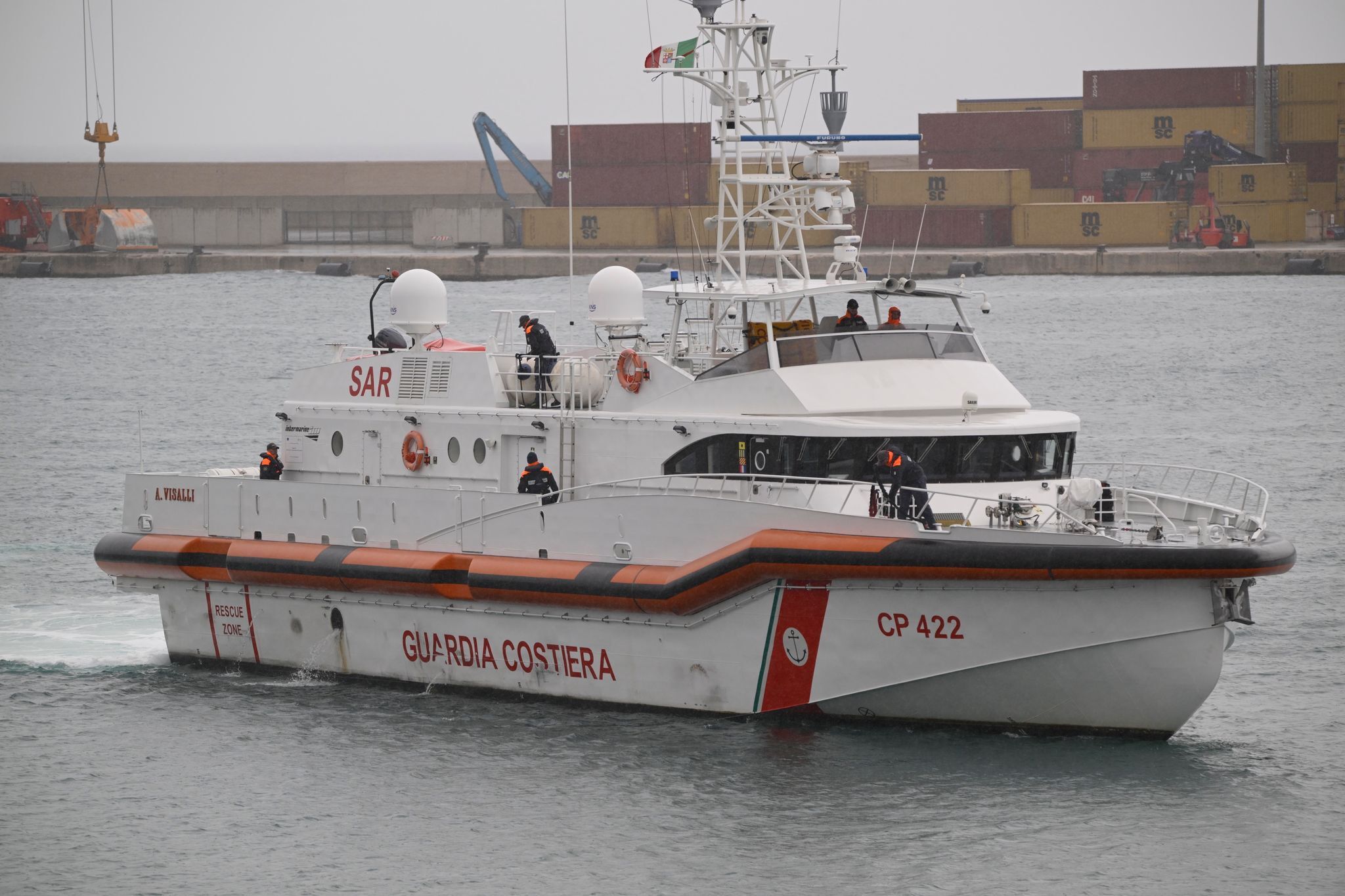 Küstenwache rettet 50 Menschen vor Lampedusa