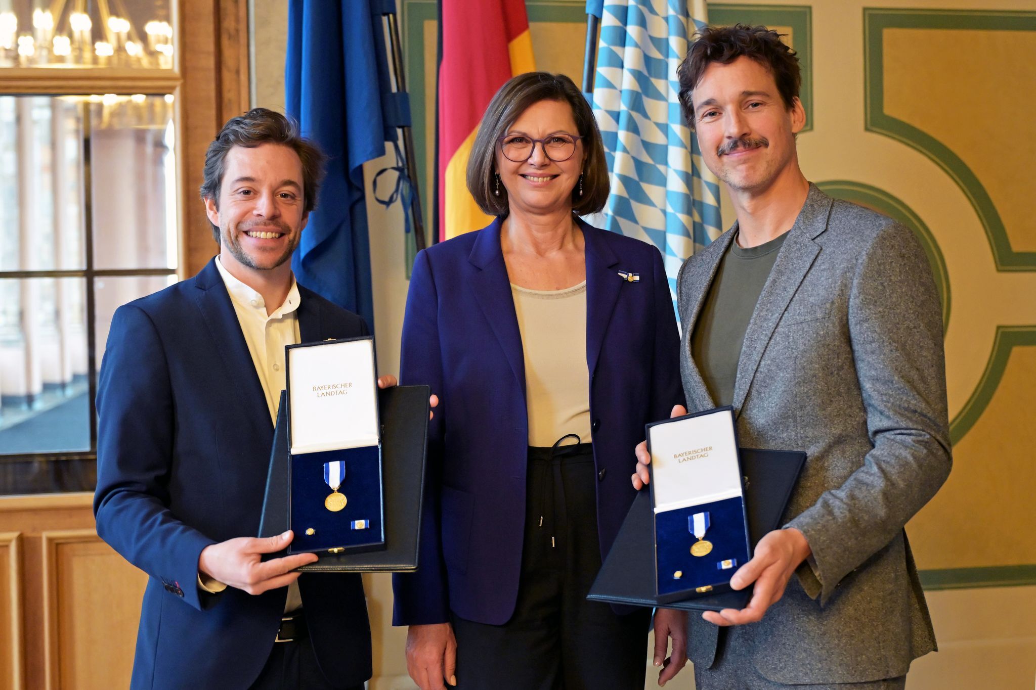 Verfassungsorden für Florian David Fitz und Tobias Krell