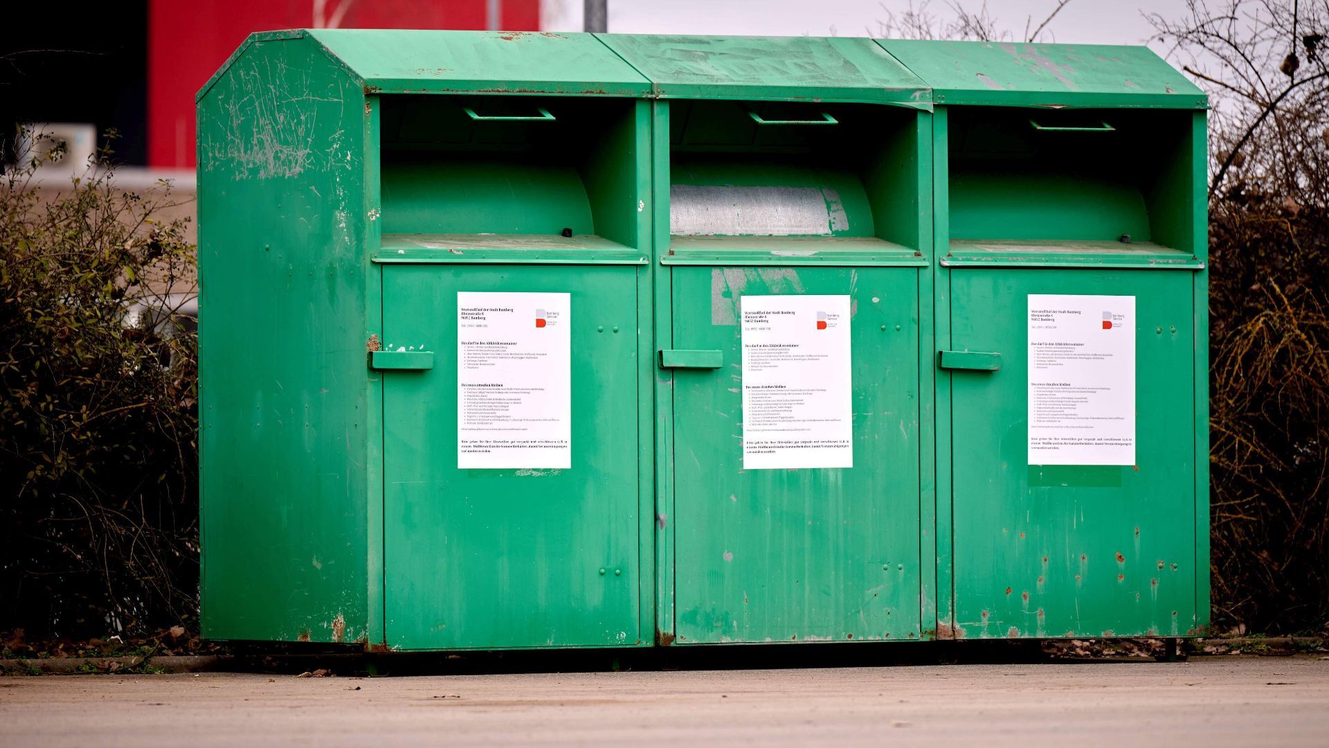 Altkleider vor die Haustür statt in den Container