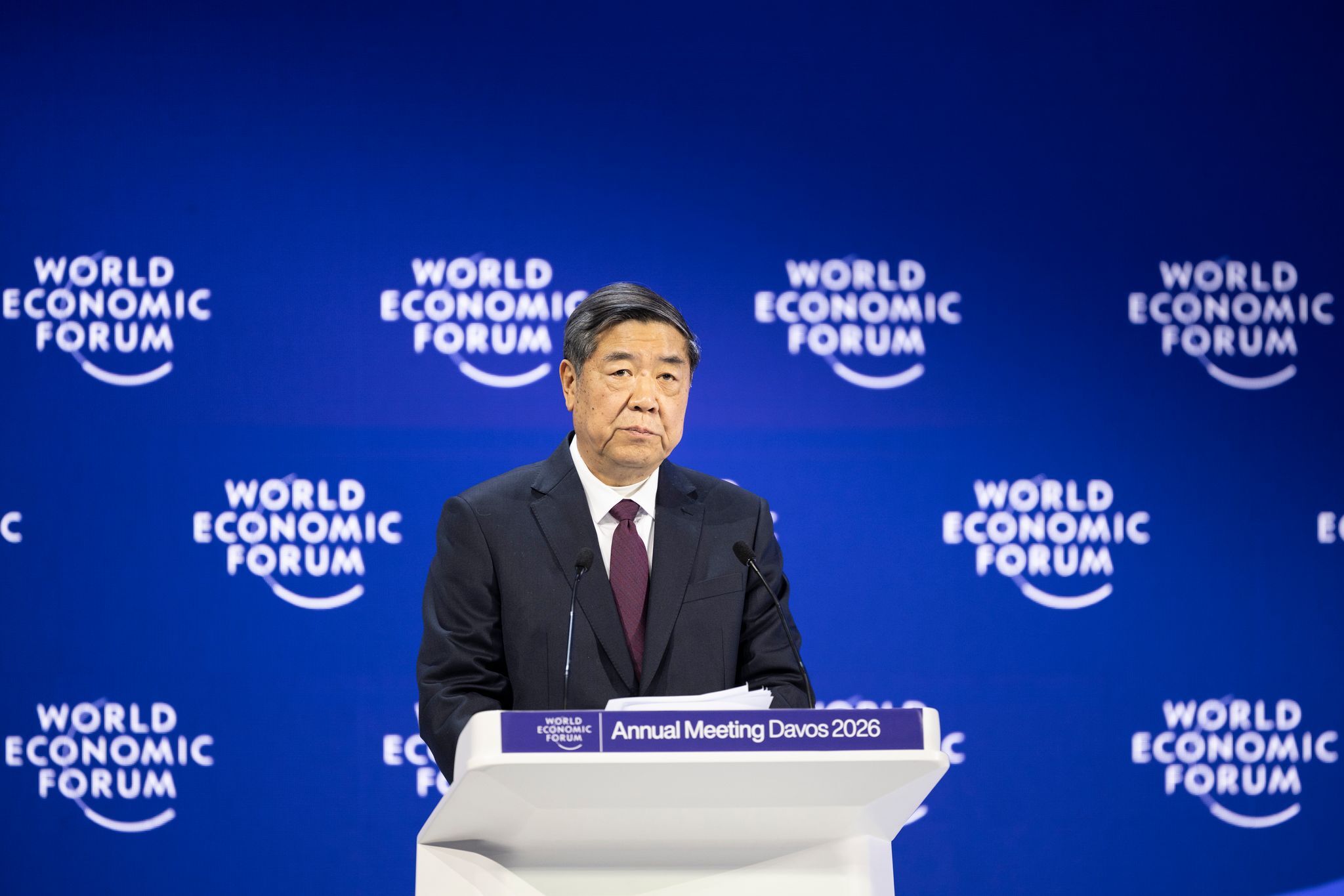 China fordert in Davos mehr Austausch statt Streit