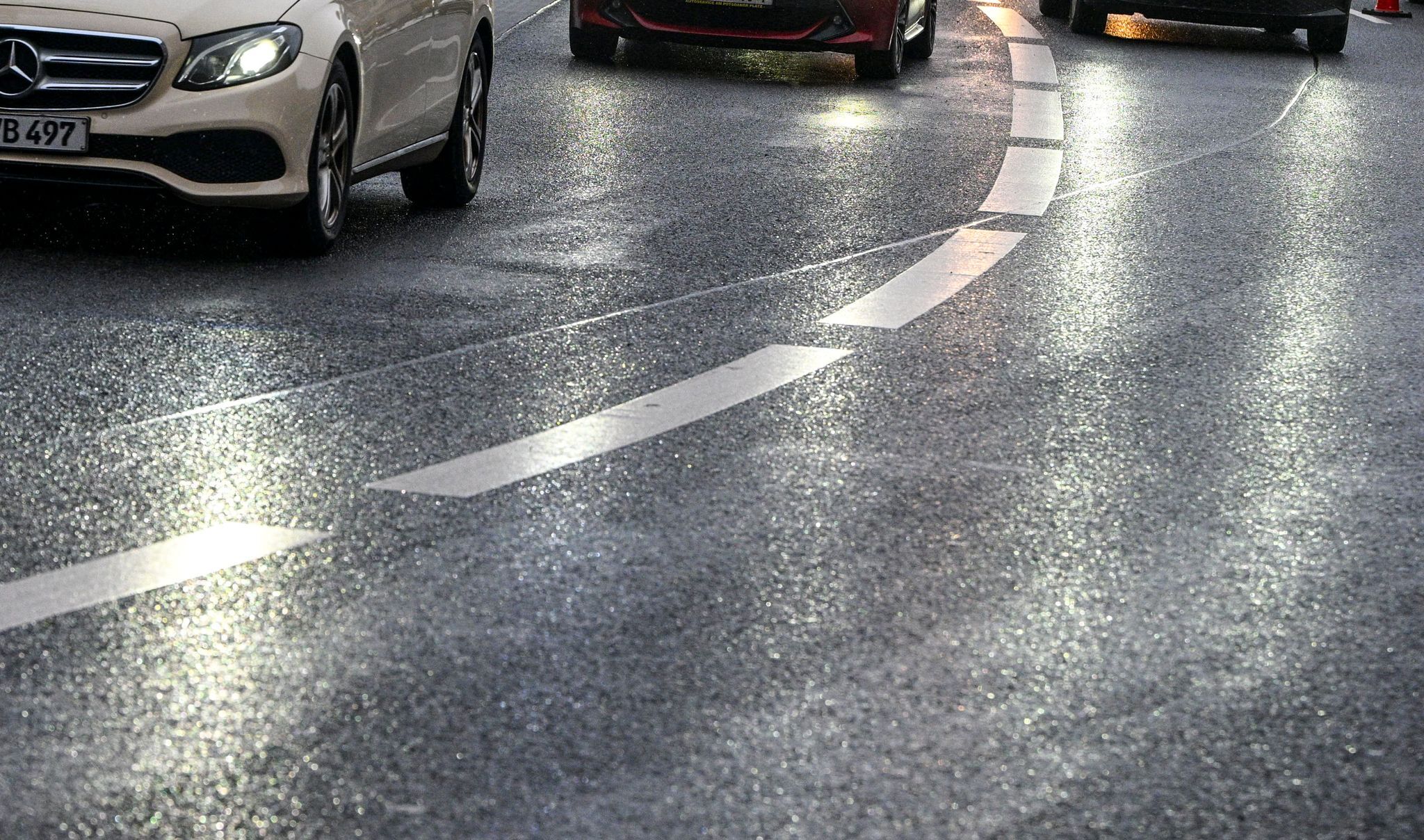 Schnee und Schmuddelwetter