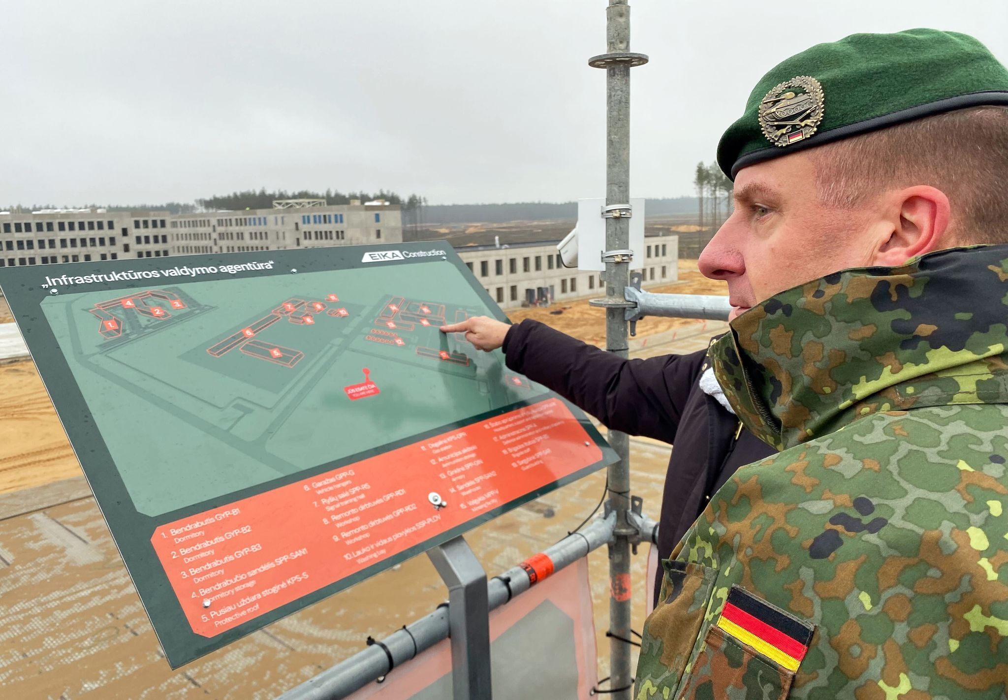 Kampftruppenbataillone der Brigade Litauen unterstellt
