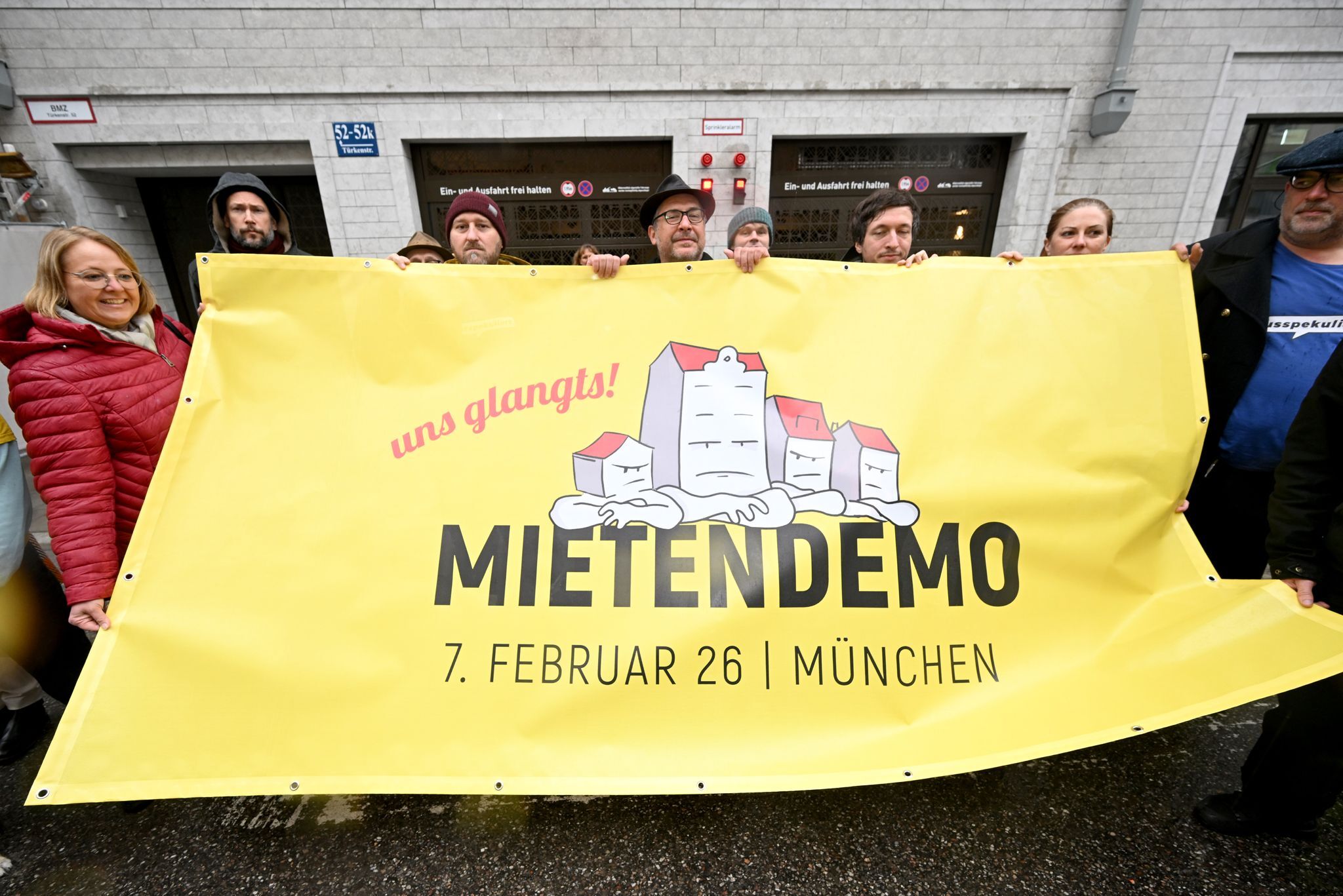 Mietendemo gegen Leerstand und Luxus-Sanierungen in München