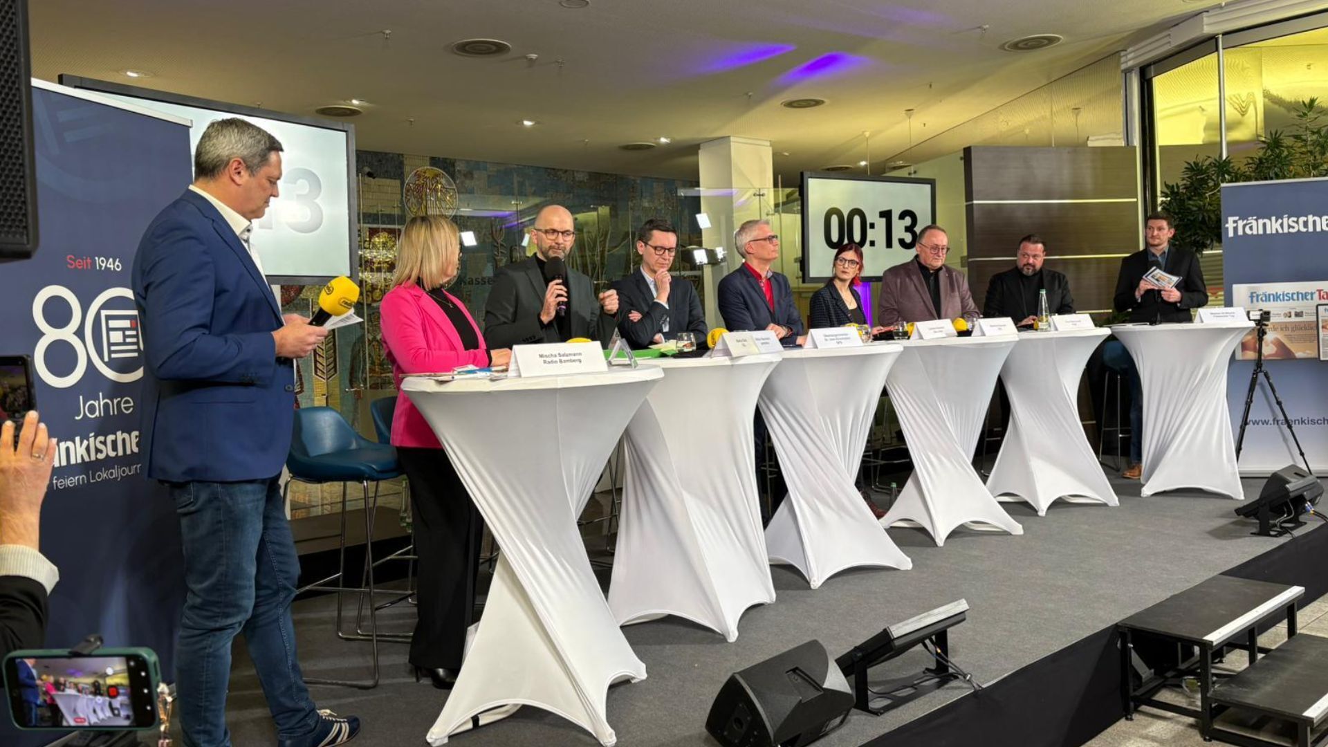 Forchheim: Wirtschaft, Wohnen, Verkehr und Kultur – angeregte Podiumsdiskussion vor OB-Wahl