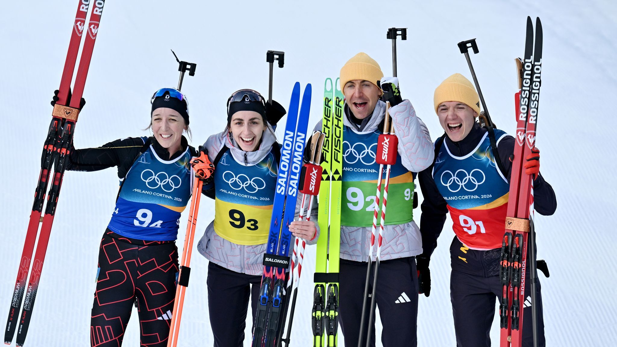 Biathlon-Staffel feiert Bronze-Auftakt: «Sehr besonders»