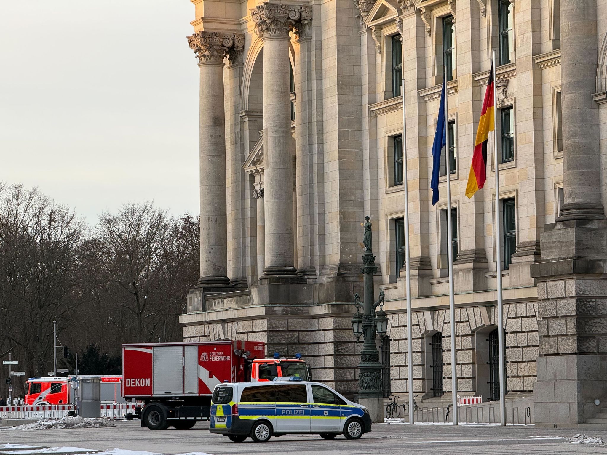 Gasmelder löst Feuerwehreinsatz im Reichstagsgebäude aus