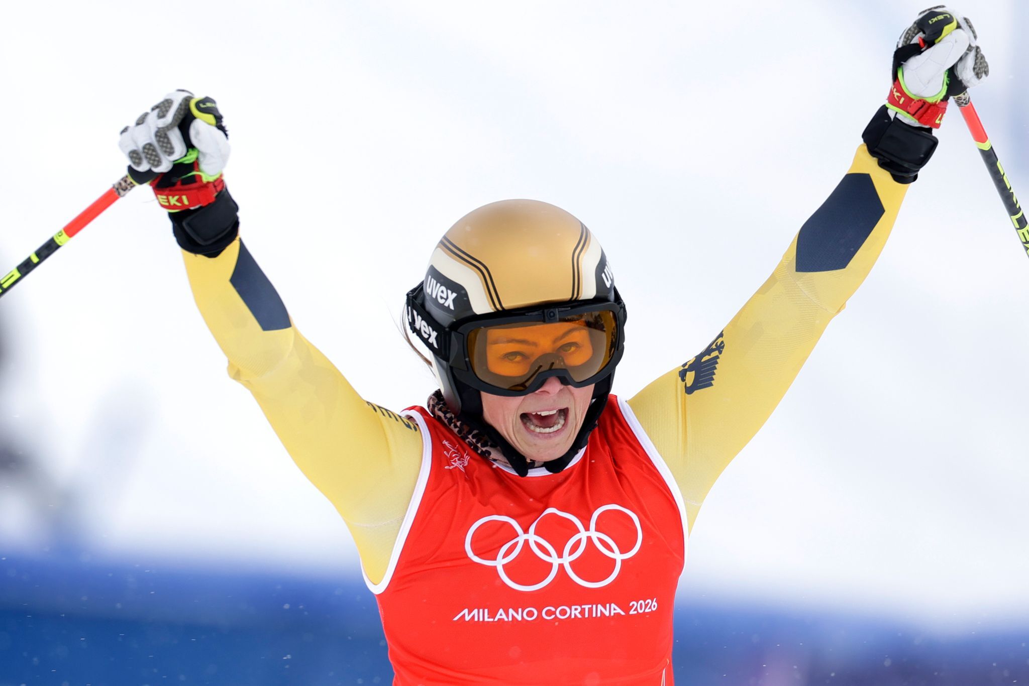 Daniela Maier wird Olympiasiegerin im Ski Cross