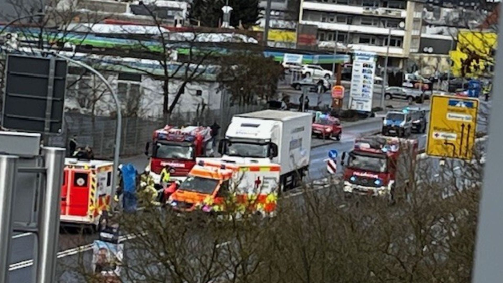 Unfall auf Berliner Ring in Bamberg