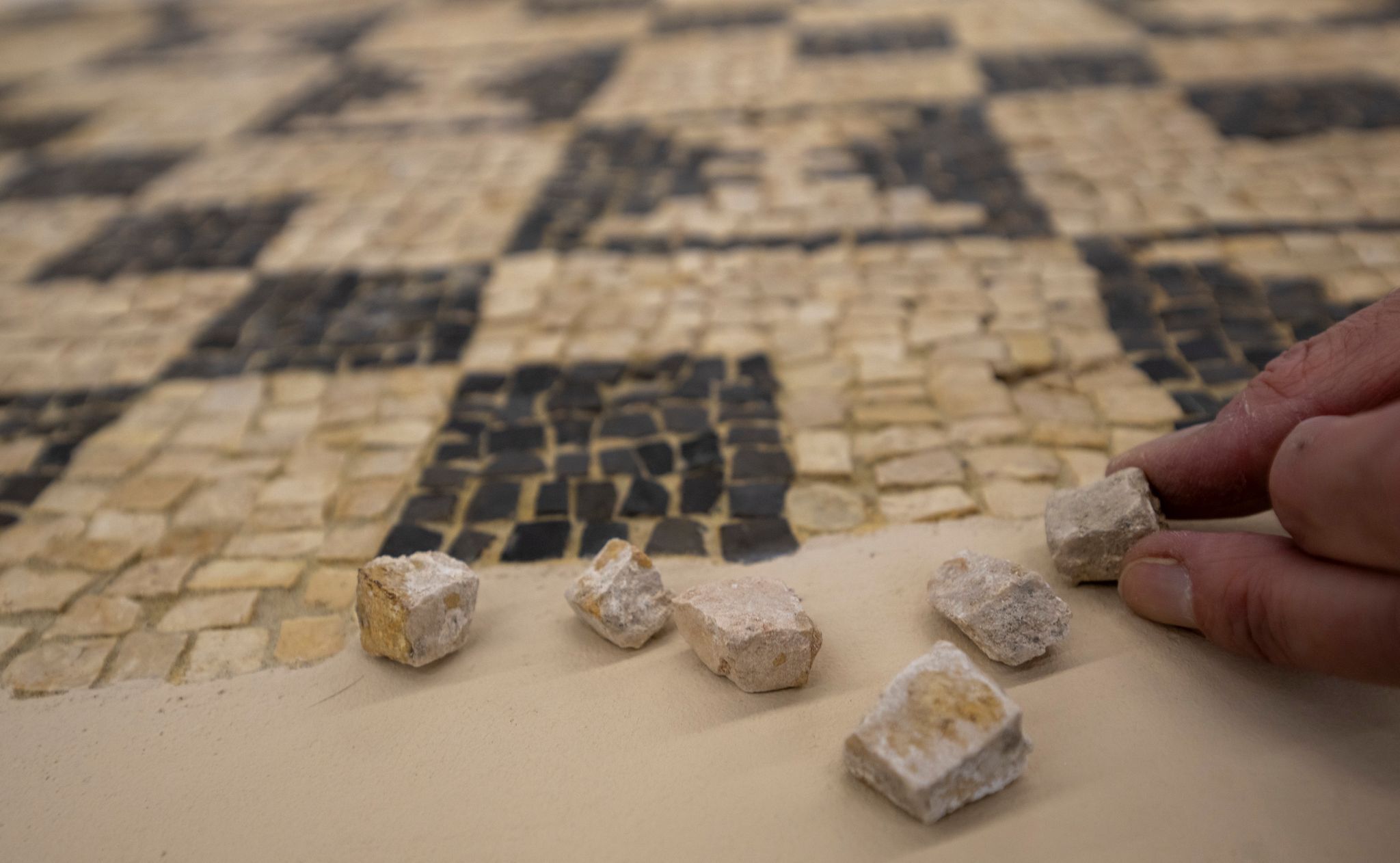 Römisches Mosaik für Landesausstellung 2029 saniert