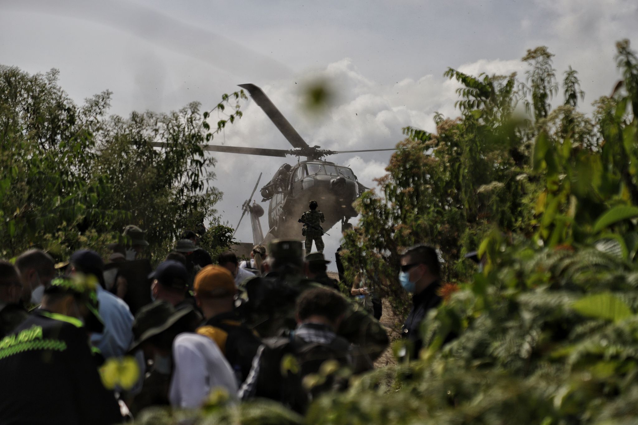 Kolumbien und USA zerstören fünf Kokainlabore nahe Ecuador