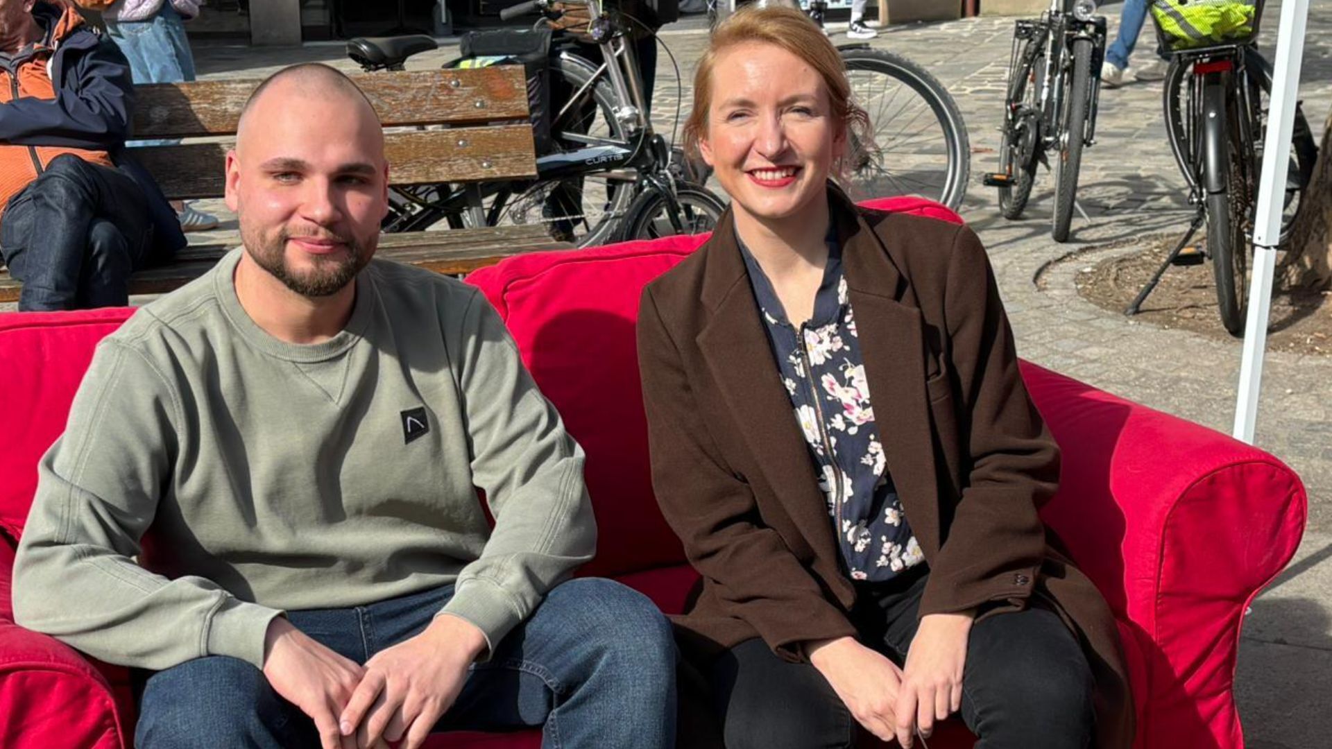 Kommunalwahlkampf in Bamberg: „Die Linke“- Co-Vorsitzende Ines Schwerdtner zu Gast