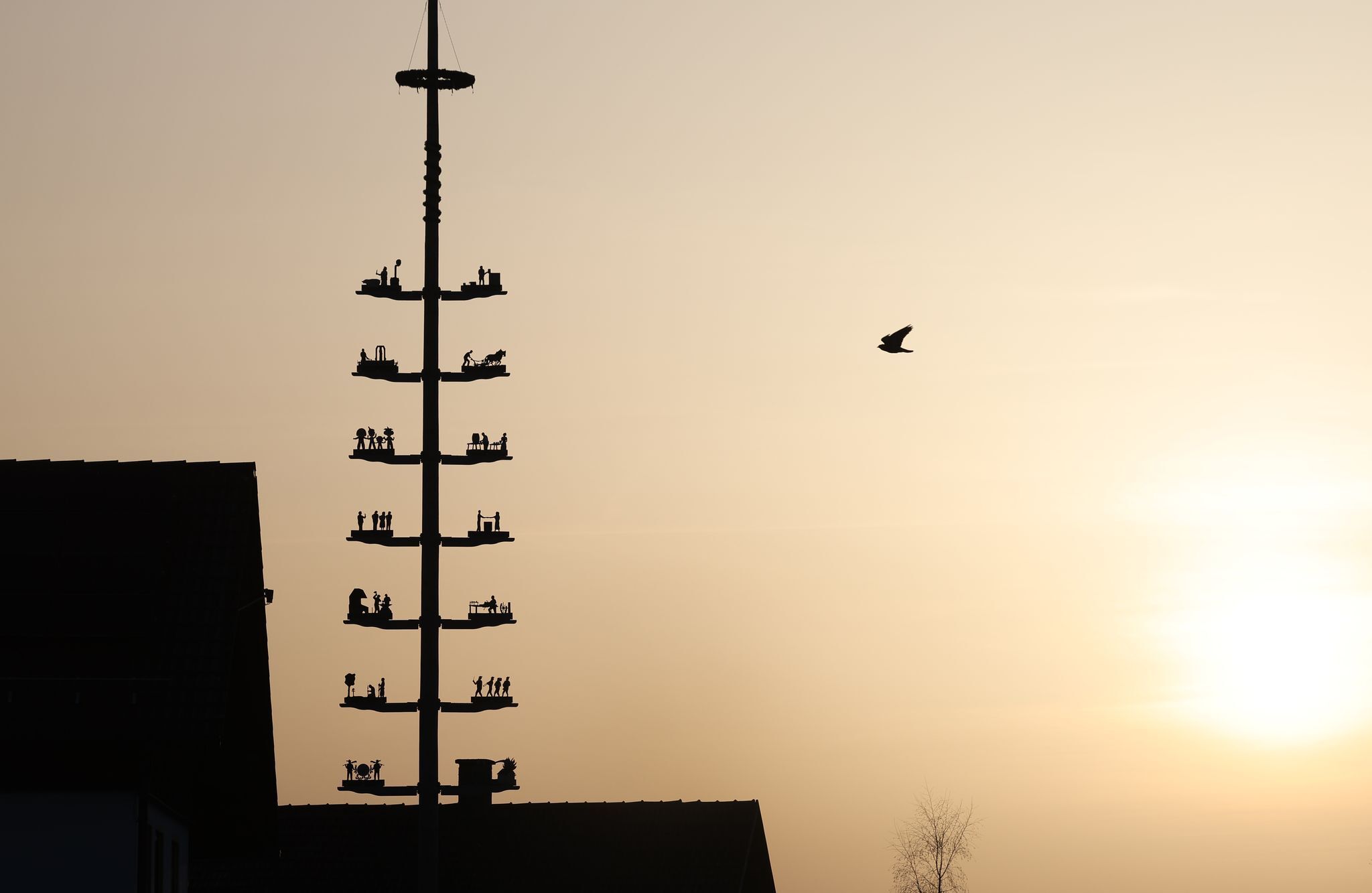 Sonne, Frost und kurze Gewitter in Bayern möglich