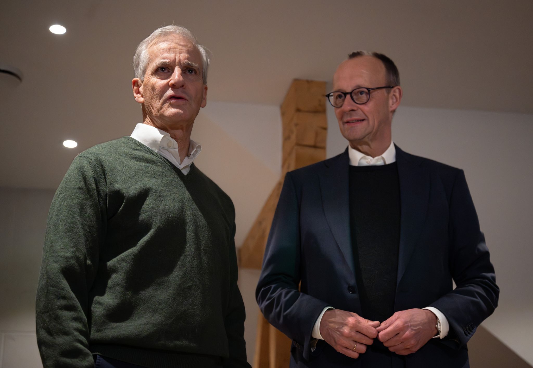 Was der Kanzler jenseits des Polarkreises macht