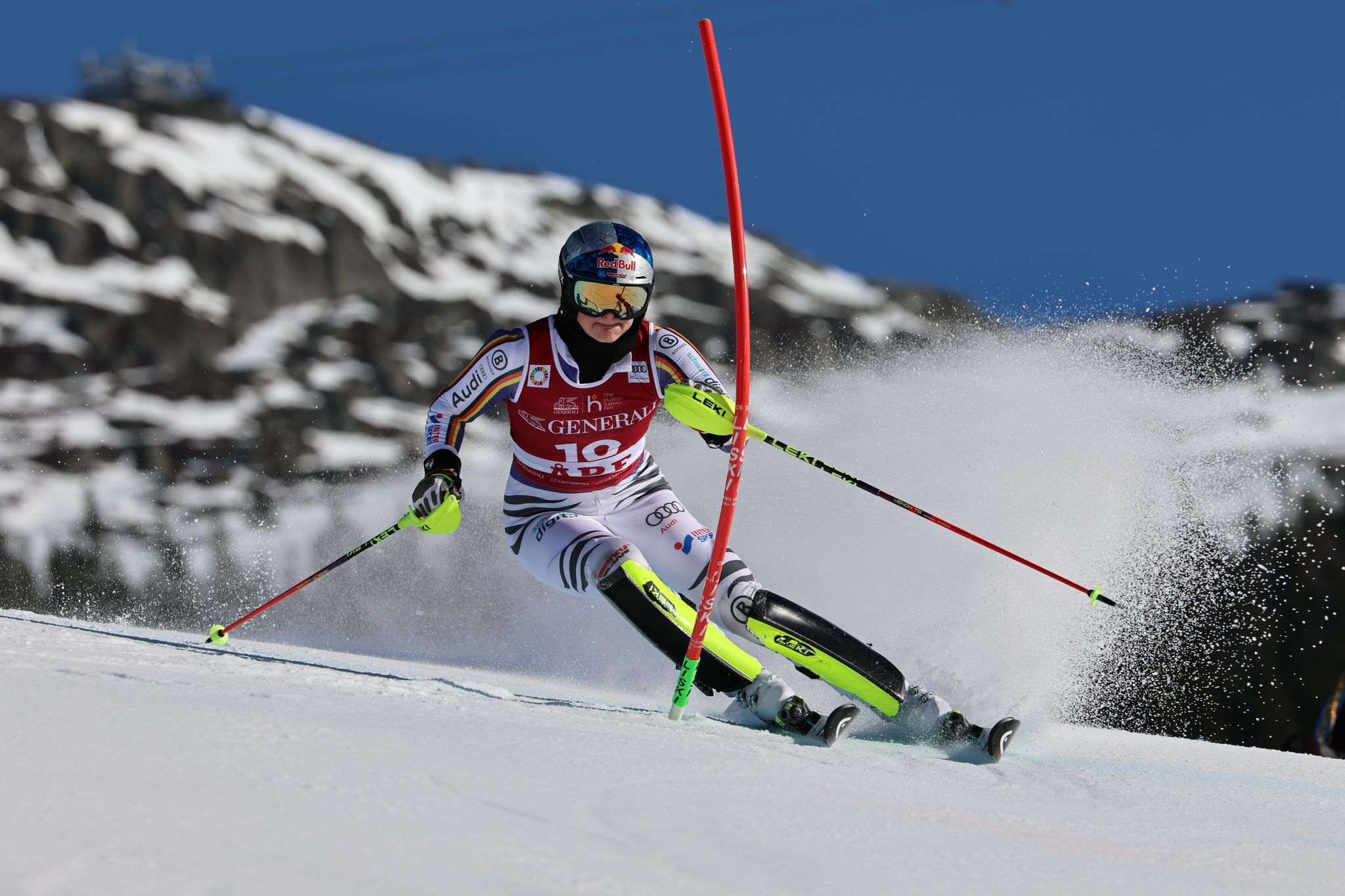 Beste Slalom-Platzierung: Aicher bleibt an Shiffrin dran
