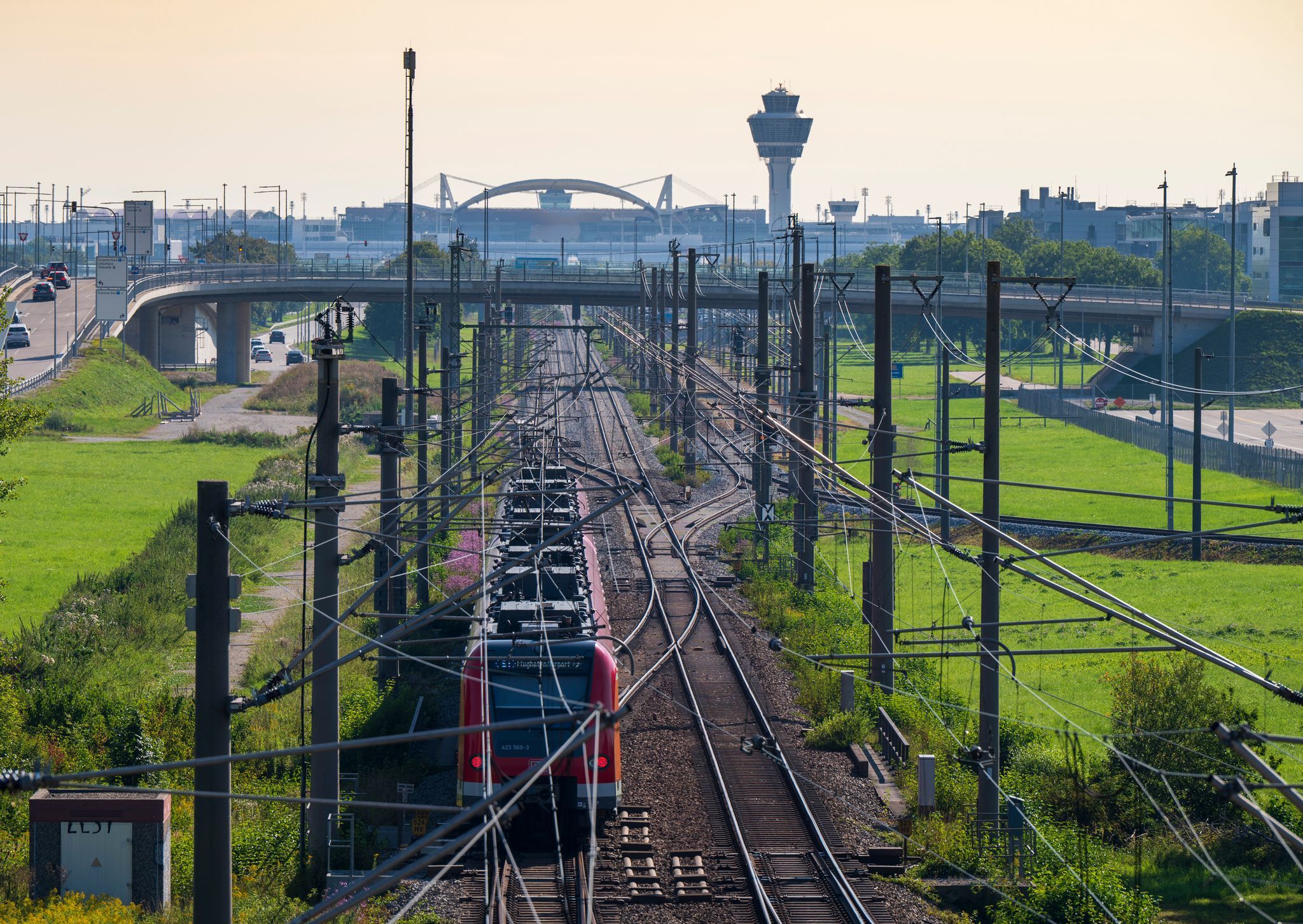 Busse statt Züge zum Münchner Flughafen