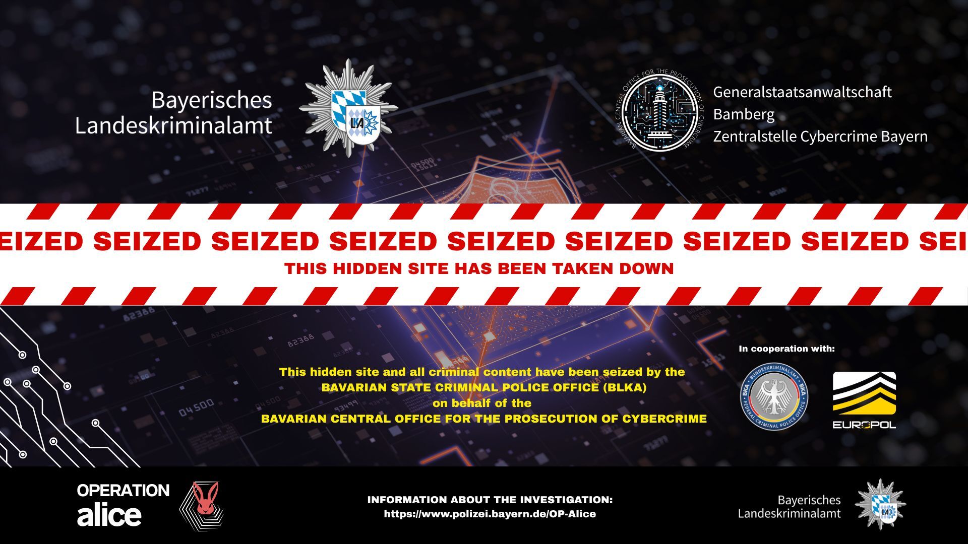 Internationaler Schlag gegen Darknet-Plattformen