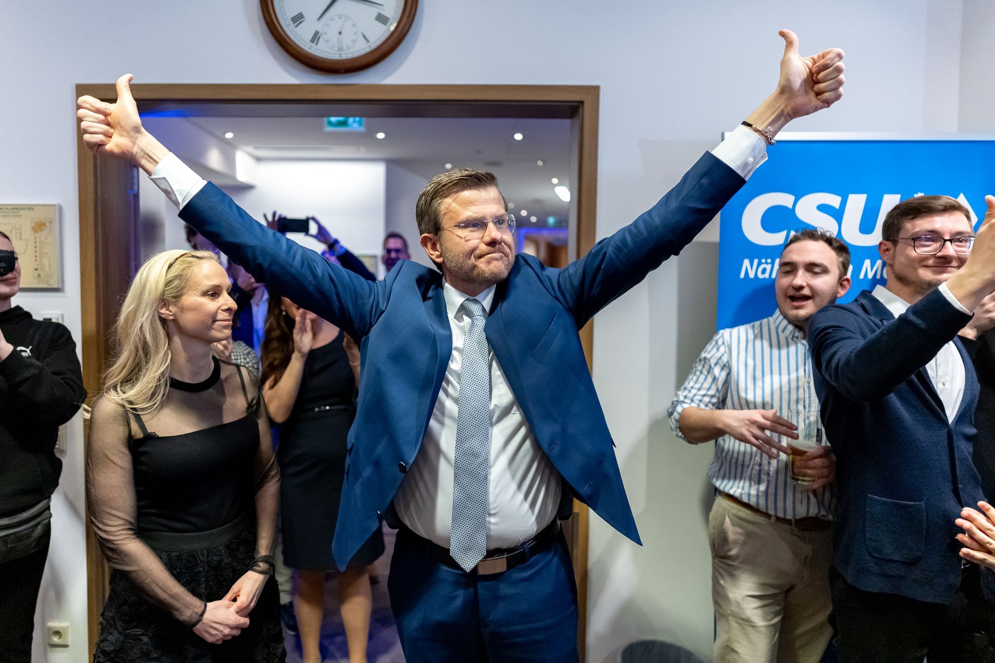 In Nürnberg liegt Amtsinhaber Marcus König vorne