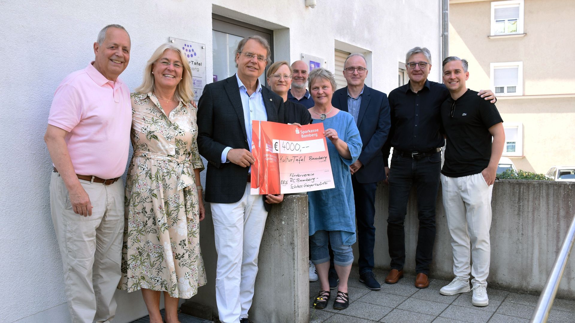 Rotary Club unterstützt KulturTafel Bamberg mit 4.000 Euro