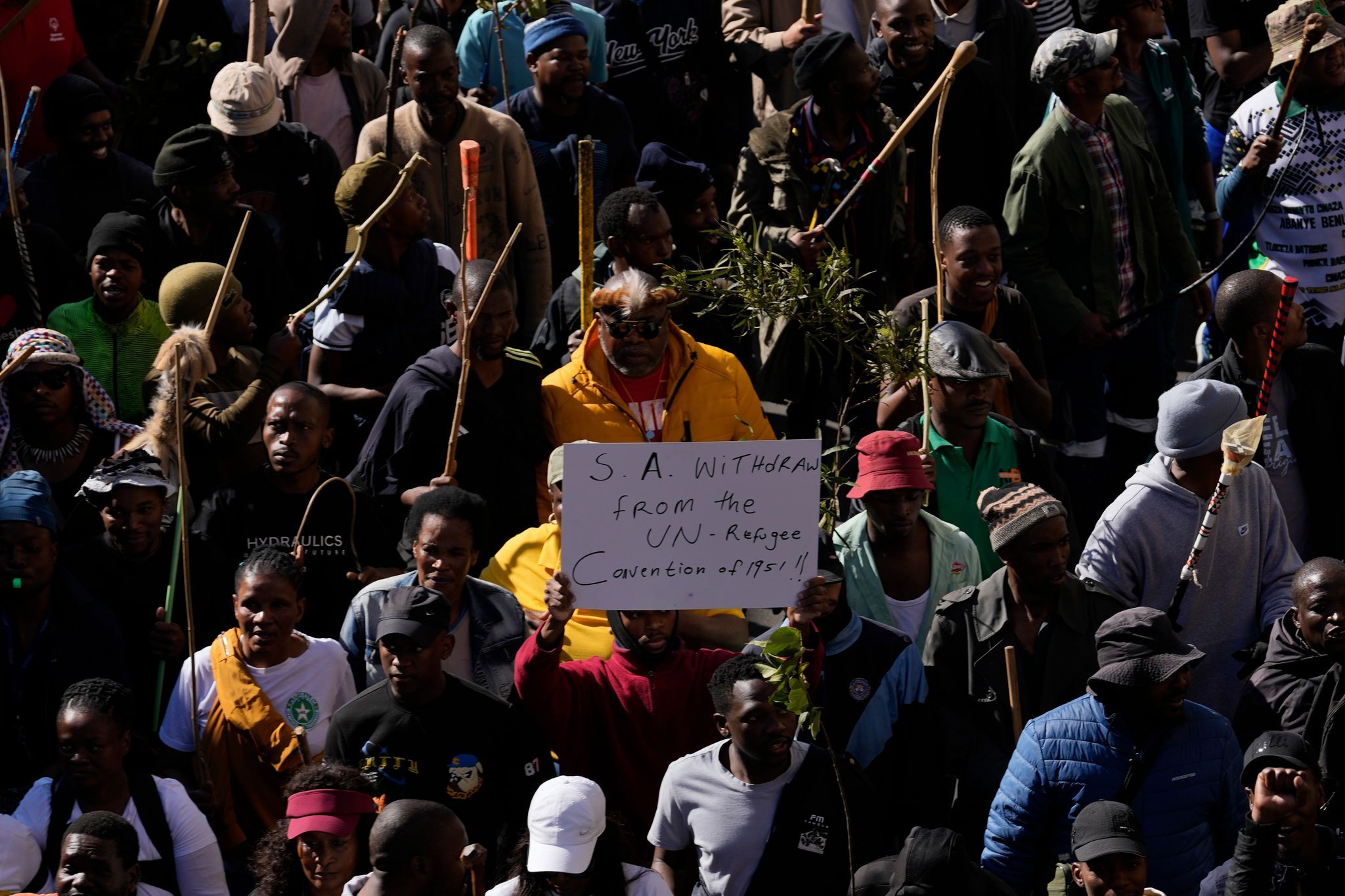 Tausende protestieren gegen Migranten in Südafrika