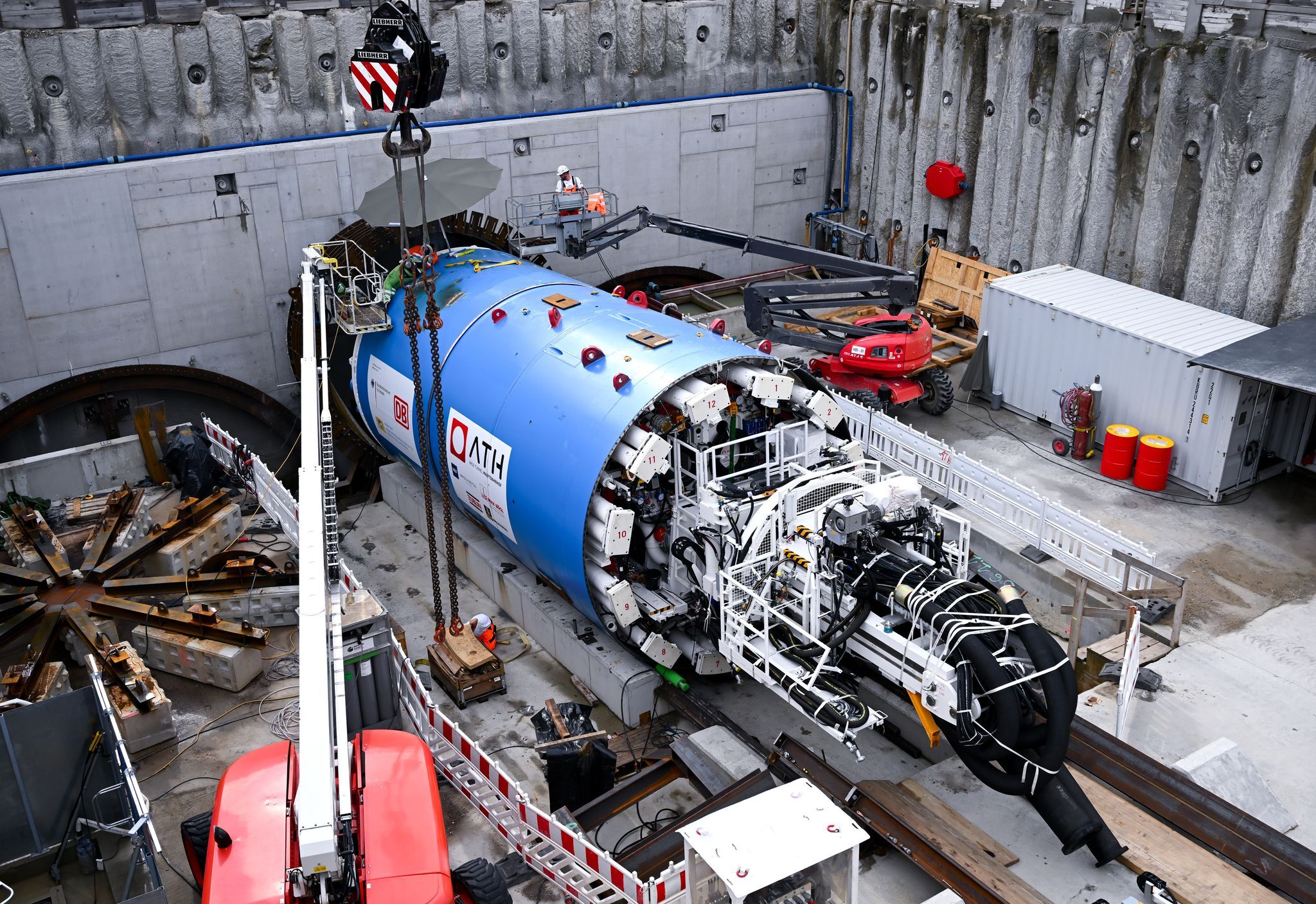 Erste Bohrmaschine soll bald Tunnel für Stammstrecke graben